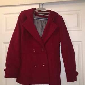 ❤️Red❤️ Peacoat-Perfect for Fall! 🍂🍁